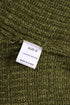 Zipped Turtleneck Drop Shoulder Knit Sweater